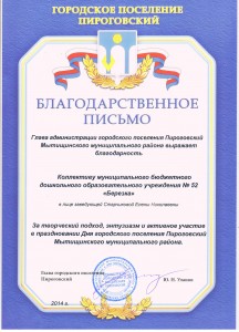 День поселения Пироговский